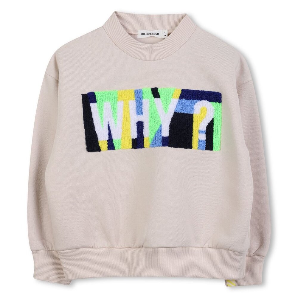 Billiblush Why? sweat shirt
